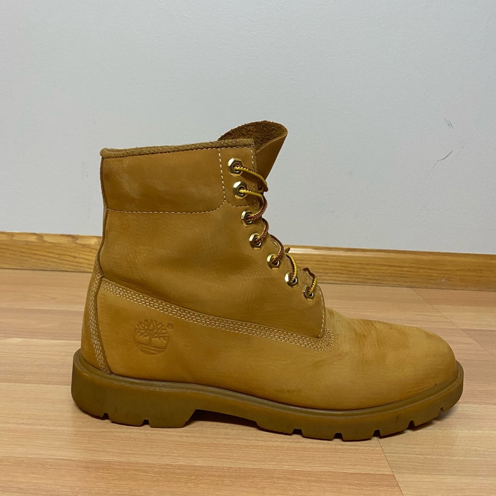 Timberland Waterproof 10066 Men's Boots Wheat Sz 9M Work Shoes